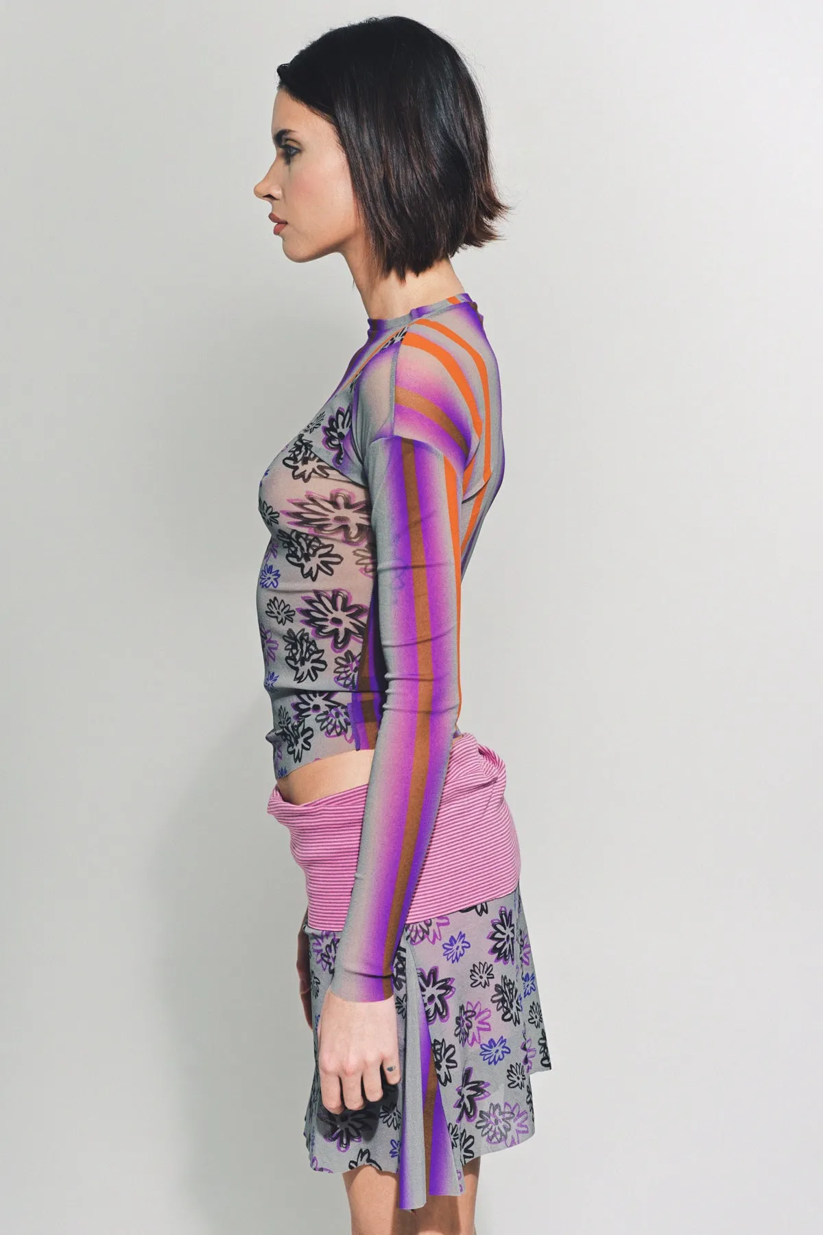 PAULA CANOVAS DEL VAS | LONG SLEEVE MESH TOP