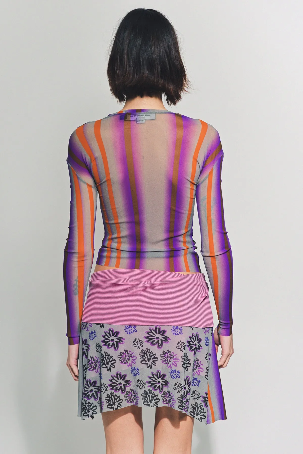 PAULA CANOVAS DEL VAS | LONG SLEEVE MESH TOP