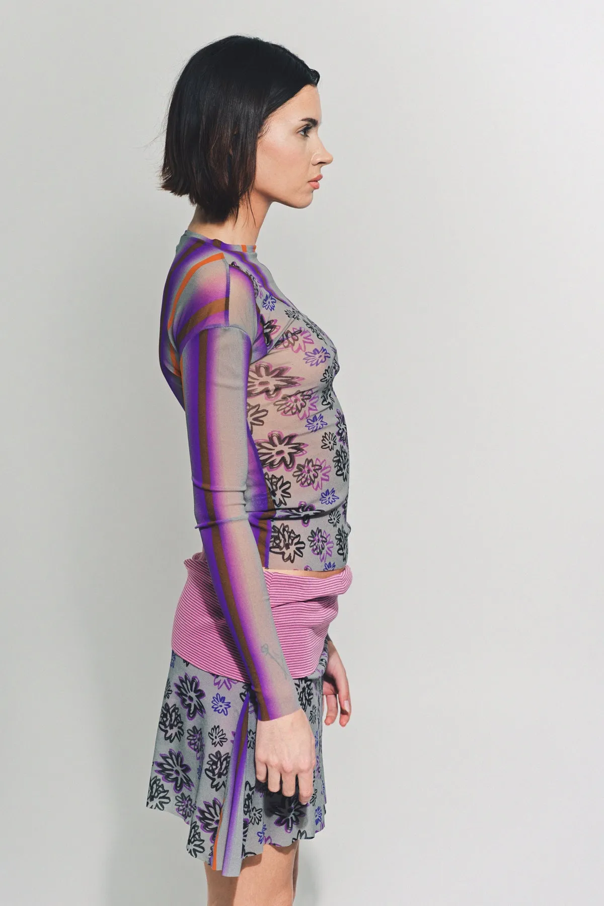 PAULA CANOVAS DEL VAS | LONG SLEEVE MESH TOP