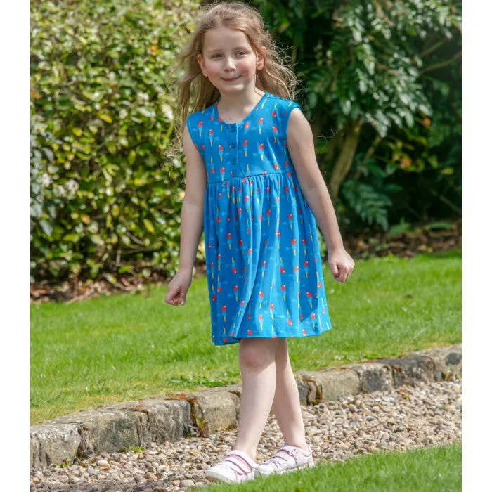 Piccalilly | Parrot Button Dress