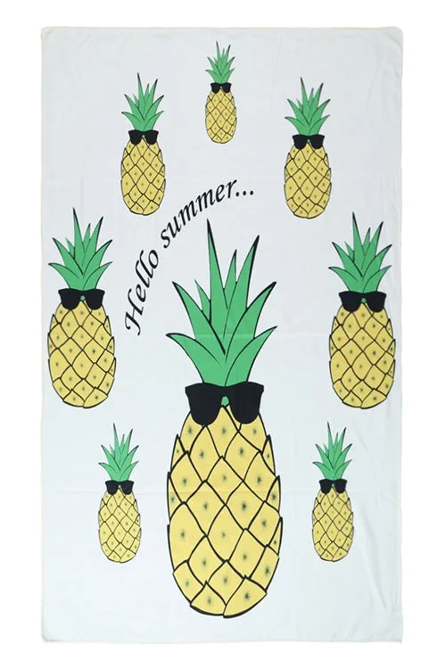 PINEAPPLE PRINT TOWEL