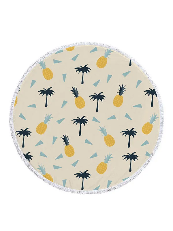 Pineapple&Watermelon Pattern Beach Towel