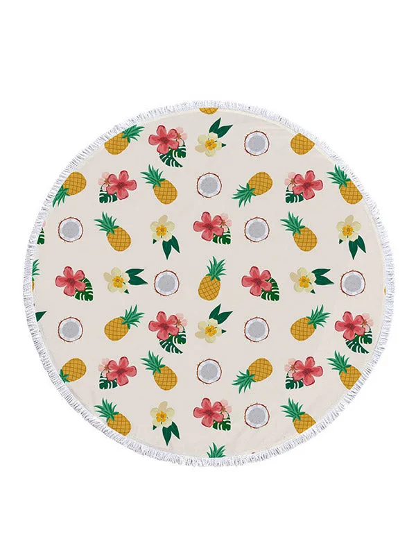Pineapple&Watermelon Pattern Beach Towel
