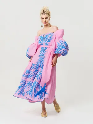 Pink Embroidered dress