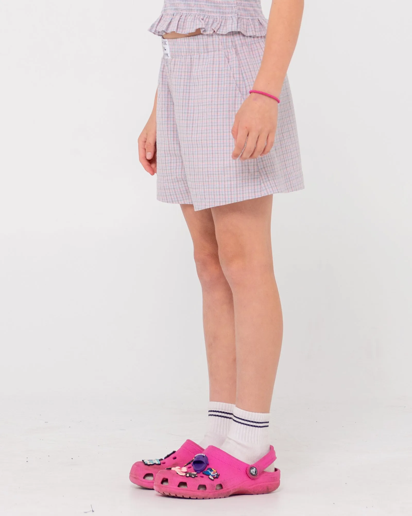 Pinky Elastic Waist Short