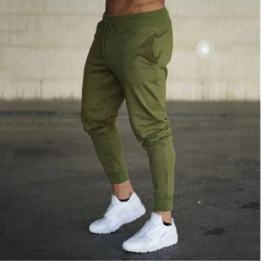 Premium Men's Athletic Sweatpants with Elastic Waist and Sleek Design