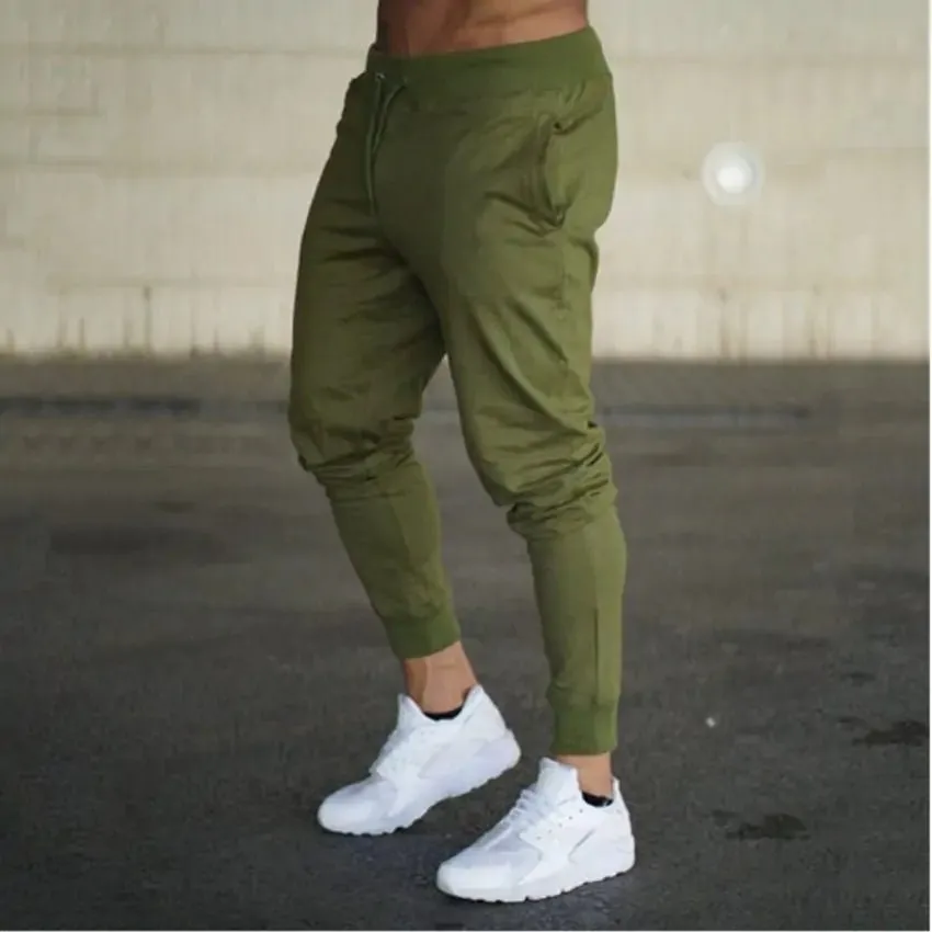 Premium Men's Athletic Sweatpants with Elastic Waist and Sleek Design
