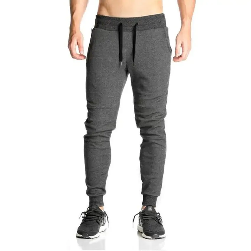 Premium Men's Athletic Sweatpants with Elastic Waist and Sleek Design