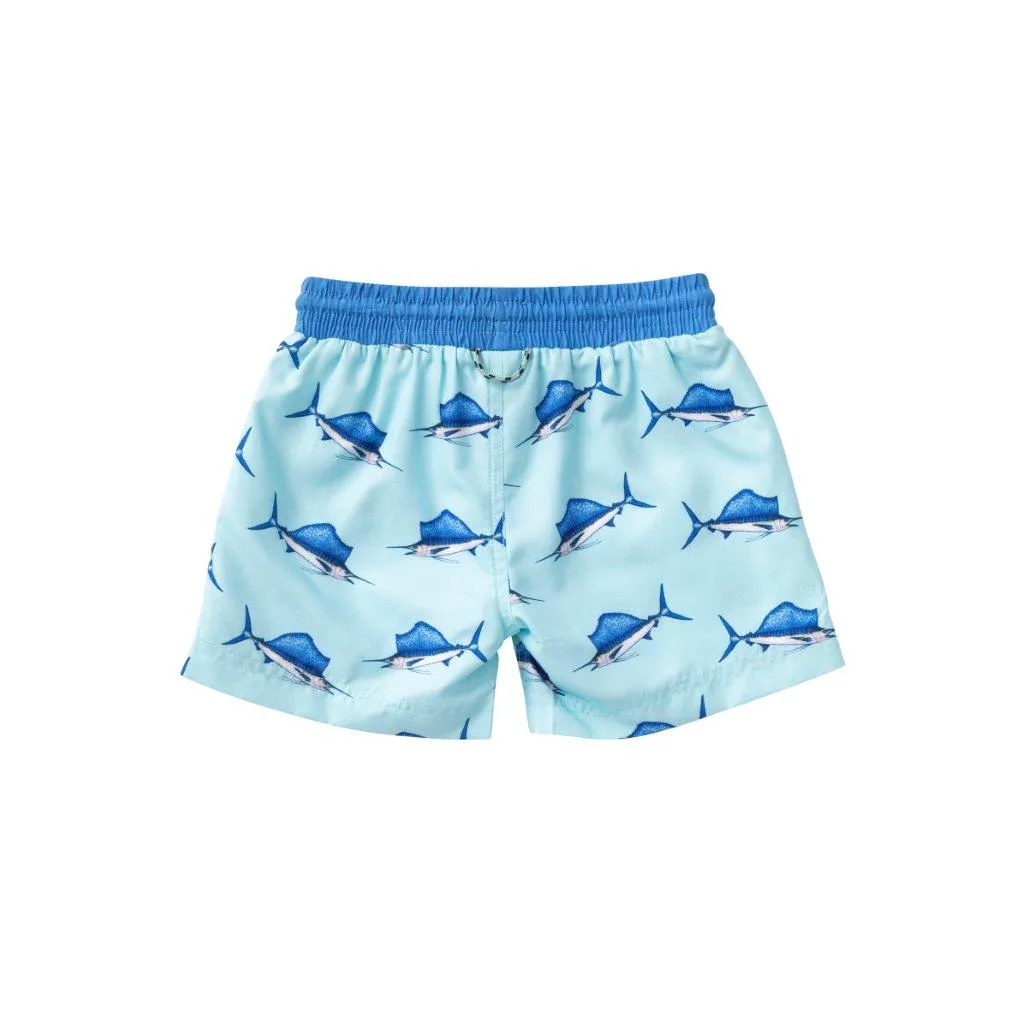 Prodoh Swim Trunks in Sailfish Print