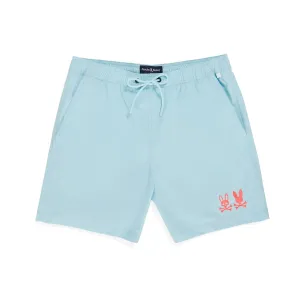 Psycho Bunny Mens Kingwood Hydrochromic Swim Shorts - Seafoam
