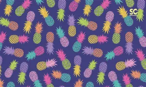 PURPLE PINEAPPLE  TOWEL