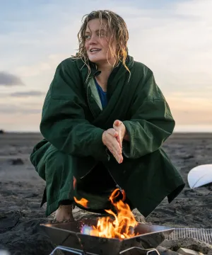 Rapanui Women's Changing Robe - Evergreen