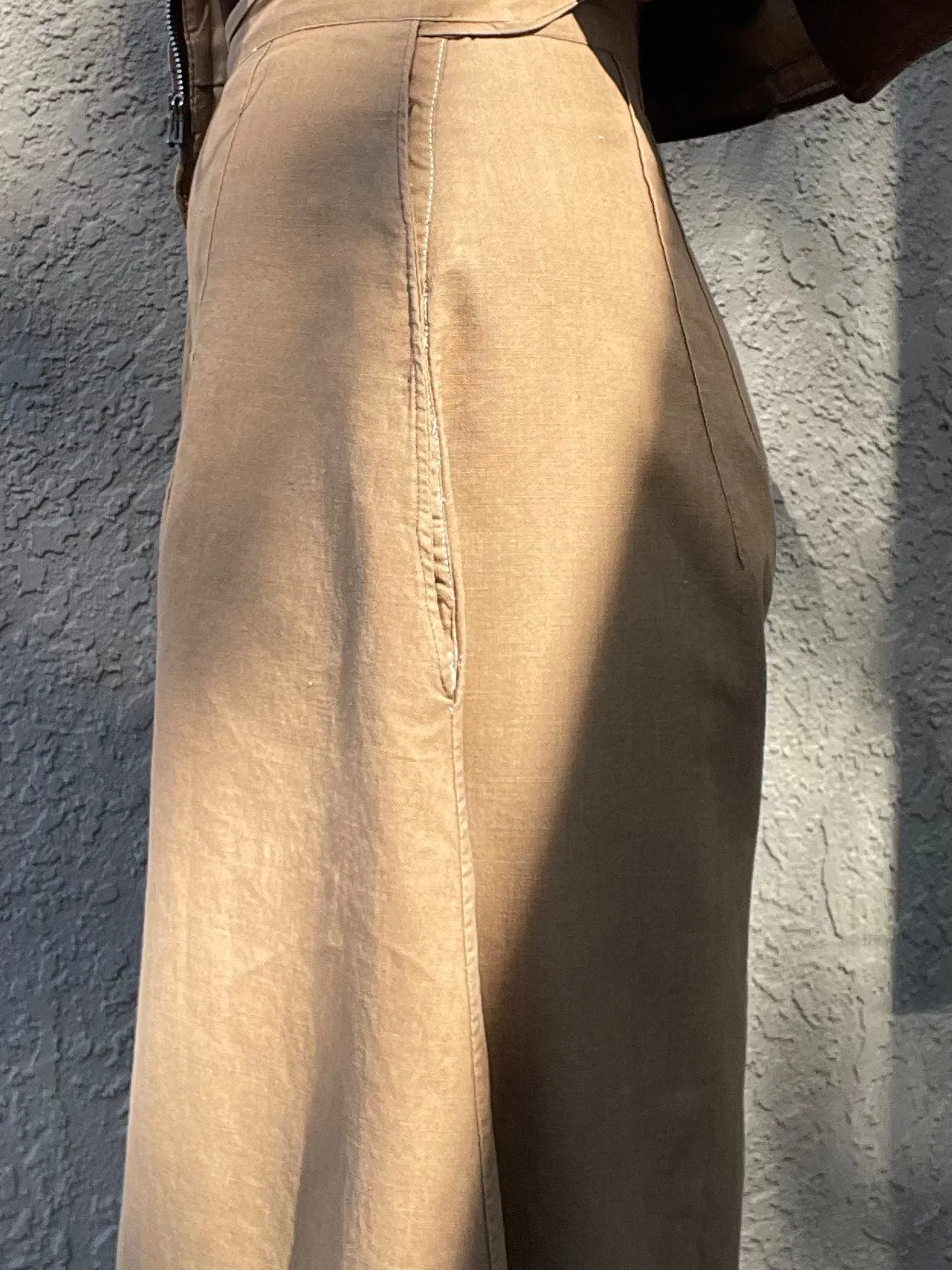 Reserved 1920/30s Striped Cotton Palazzo Beach Pajama Pants