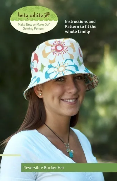 Reversible Bucket Hat - PDF pattern