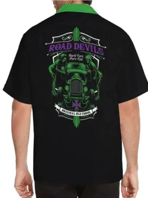 ROAD DEVILS Men's Rockabilly Hotrod Shirt
