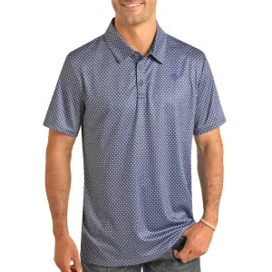 Rock & Roll BM51T03962 Blue Geo Polo