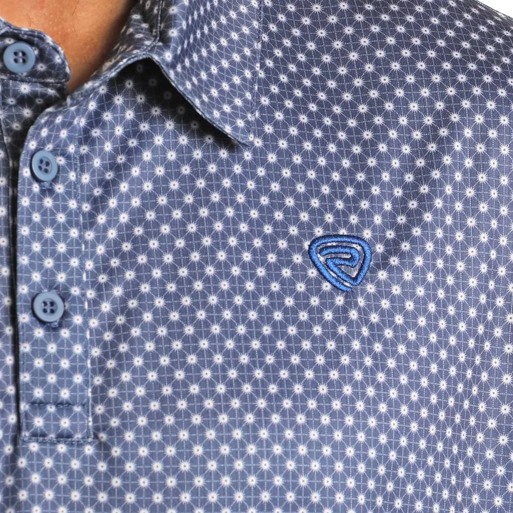 Rock & Roll BM51T03962 Blue Geo Polo