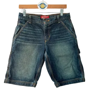 Rustic Blue Wash Denim Shorts (Arizona Jean Co.)