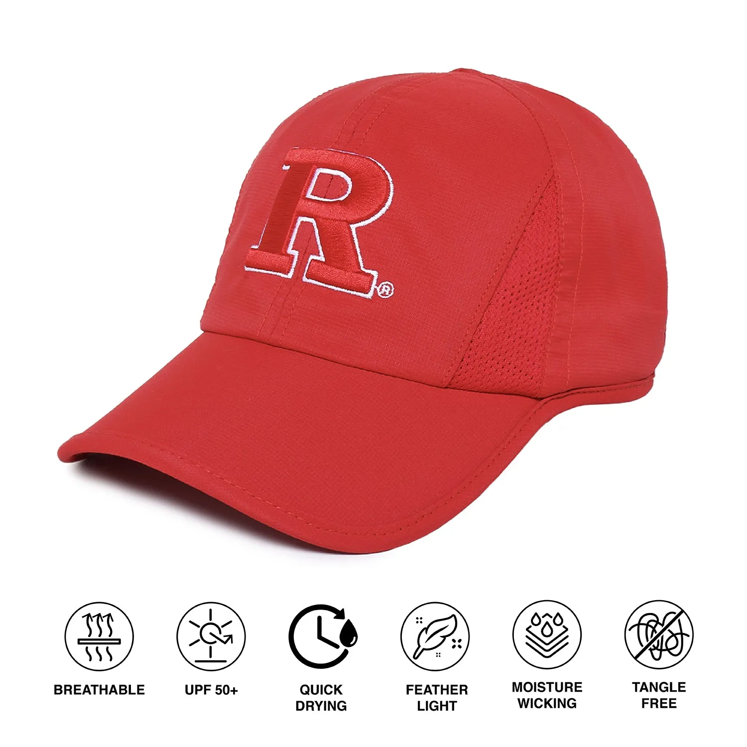 Rutgers University x Ponyflo® Active Cap