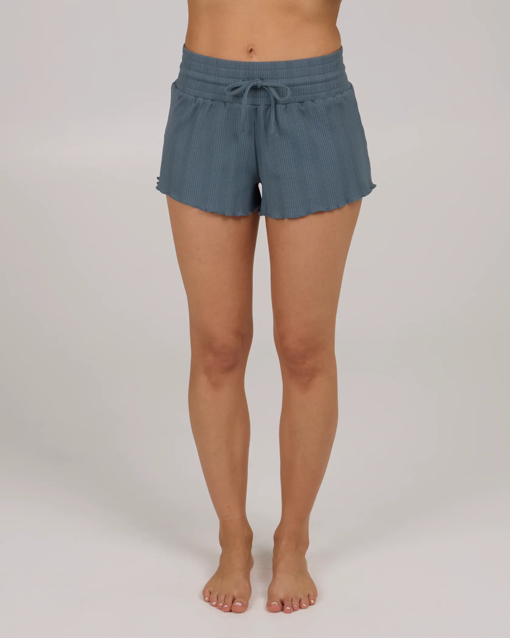 Salty Crew Womens Seafarer Swim Short - Fin Blue