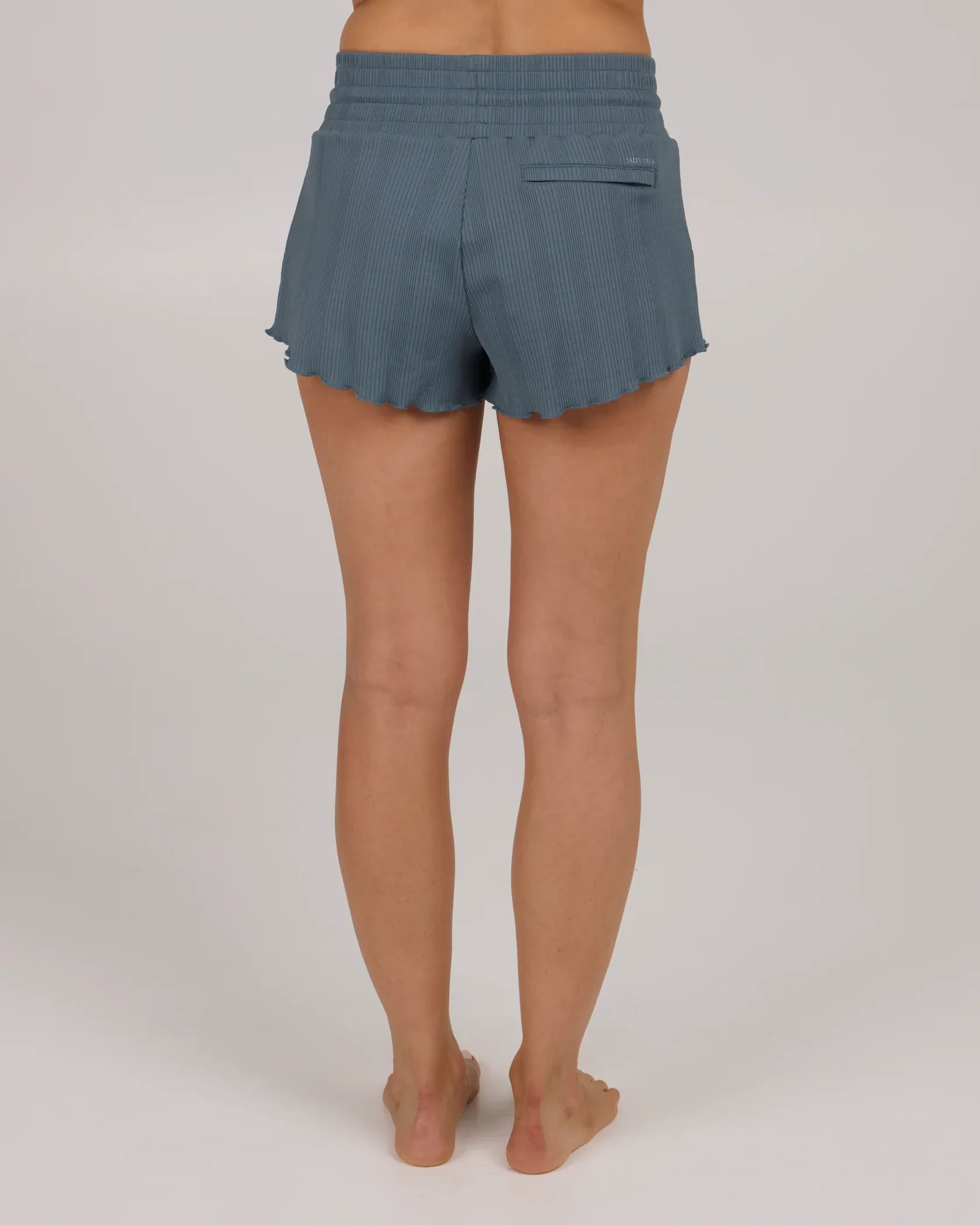 Salty Crew Womens Seafarer Swim Short - Fin Blue