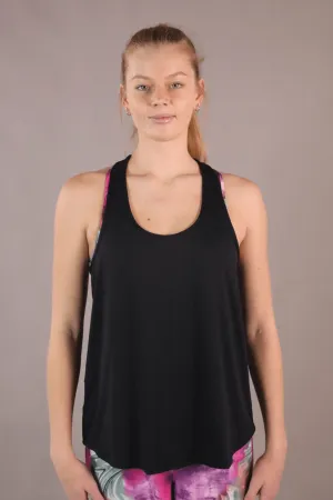 Scope Racerback Singlet - Black