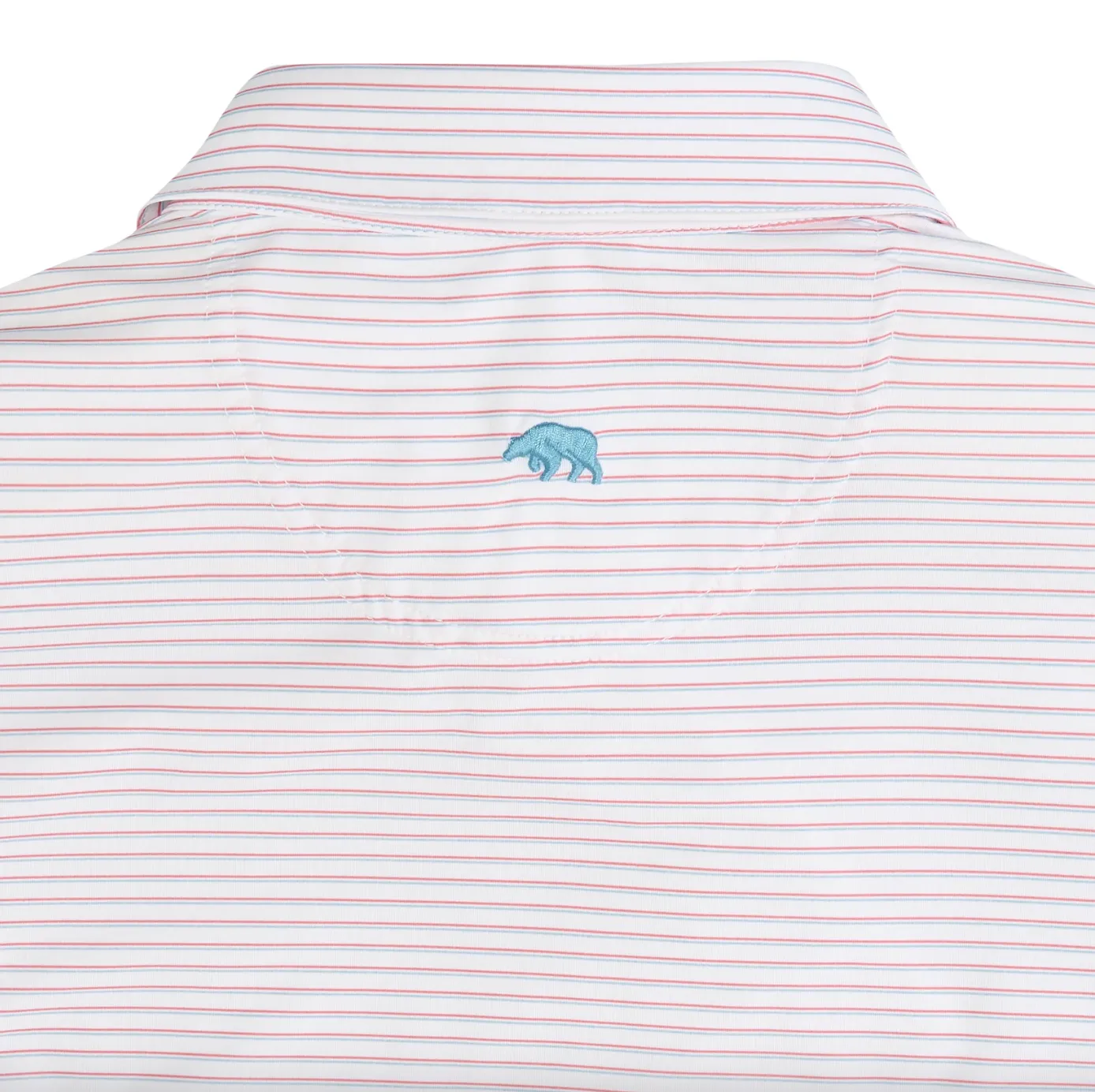 Scout Stripe Polo-Red