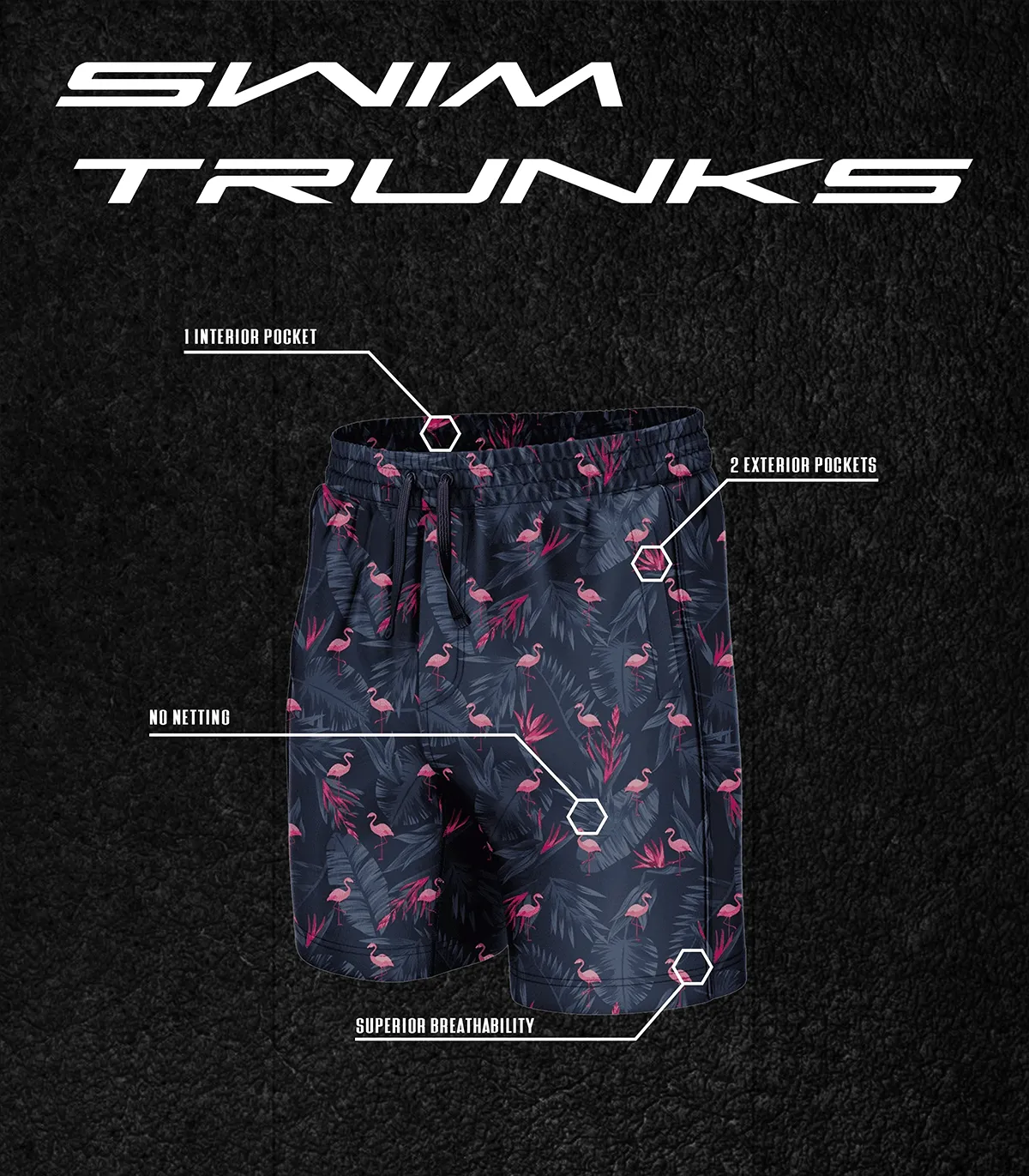 Sex Ed Swim Trunks