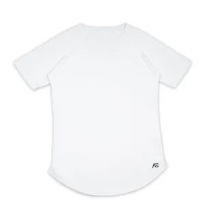 Short Sleeve Mesh Performance Shirt - White
