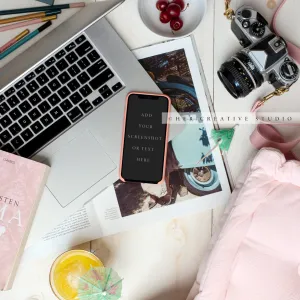 Smartphone, Camera & Laptop. Digital Image
