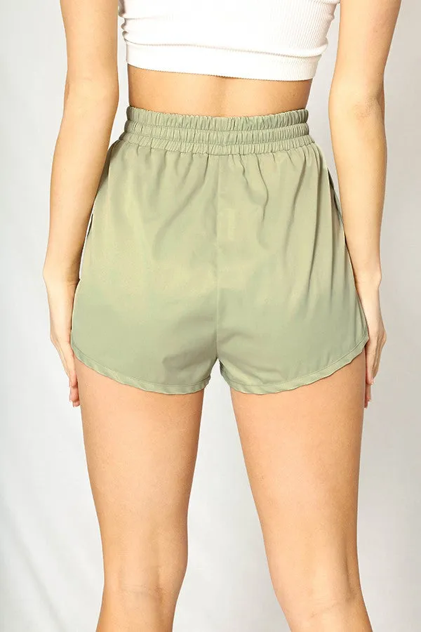 Smiley Satin Shorts