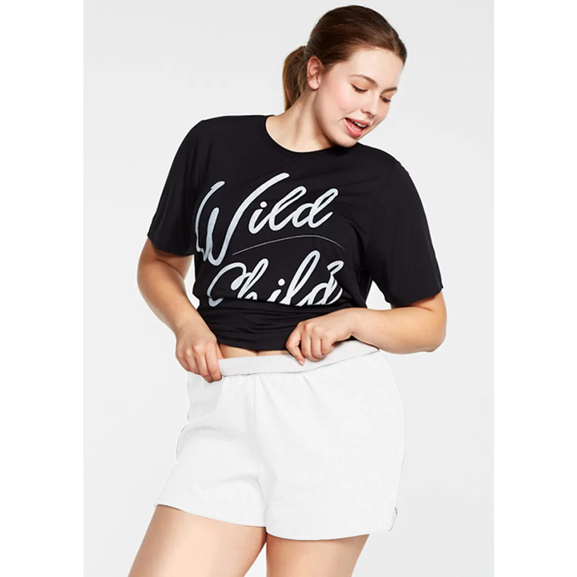 Soffe Women's and Junior Plus Size Authentic cheer Short