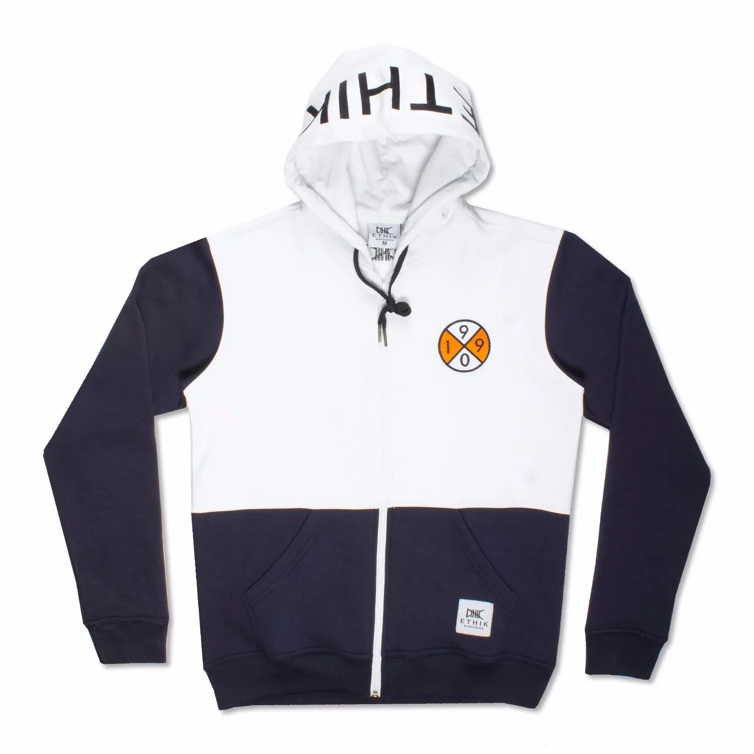 Standard Issue White Zip Up Hoodie