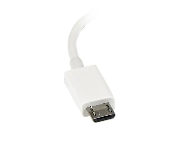 Star Tech Uusbotgw Cable Adaptador Micro Usb M A Usb H Otg 12cm Blanco