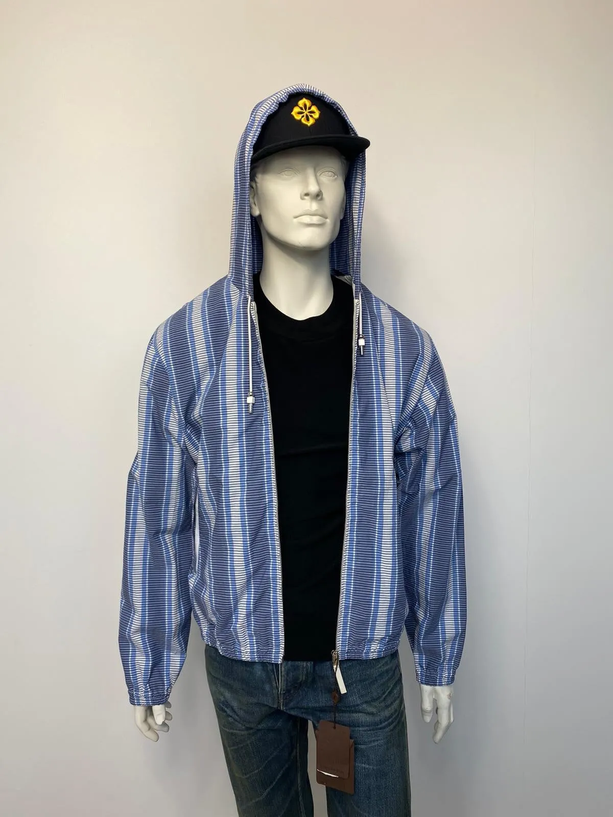 Striped Hooded Jacket