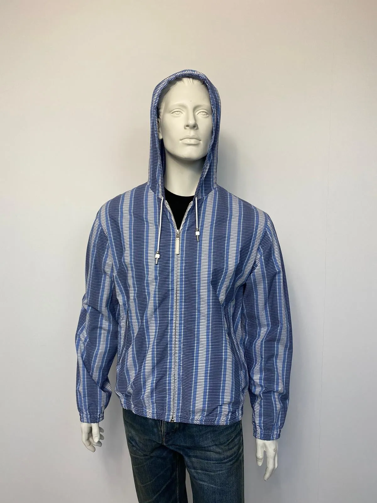 Striped Hooded Jacket