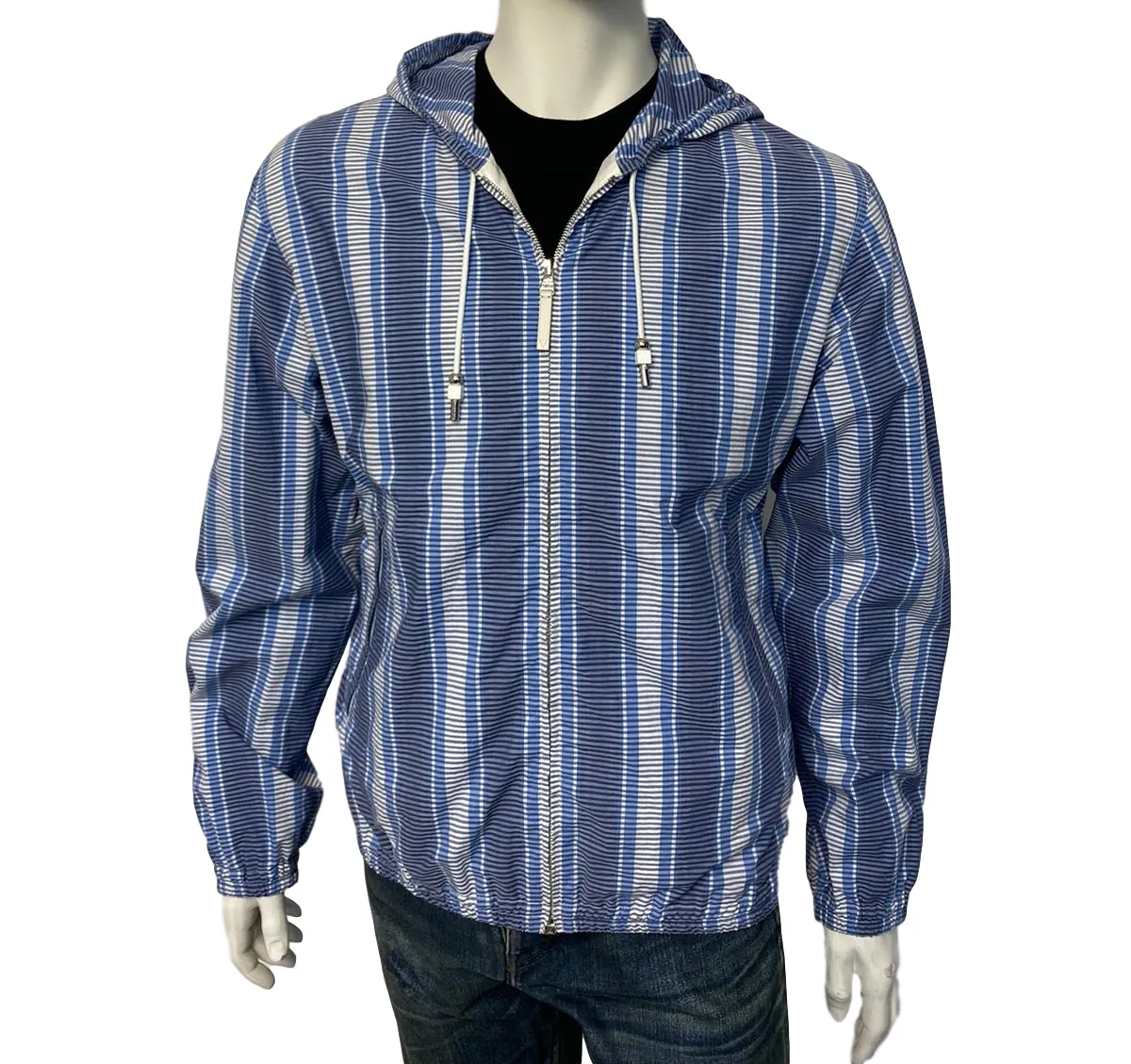 Striped Hooded Jacket