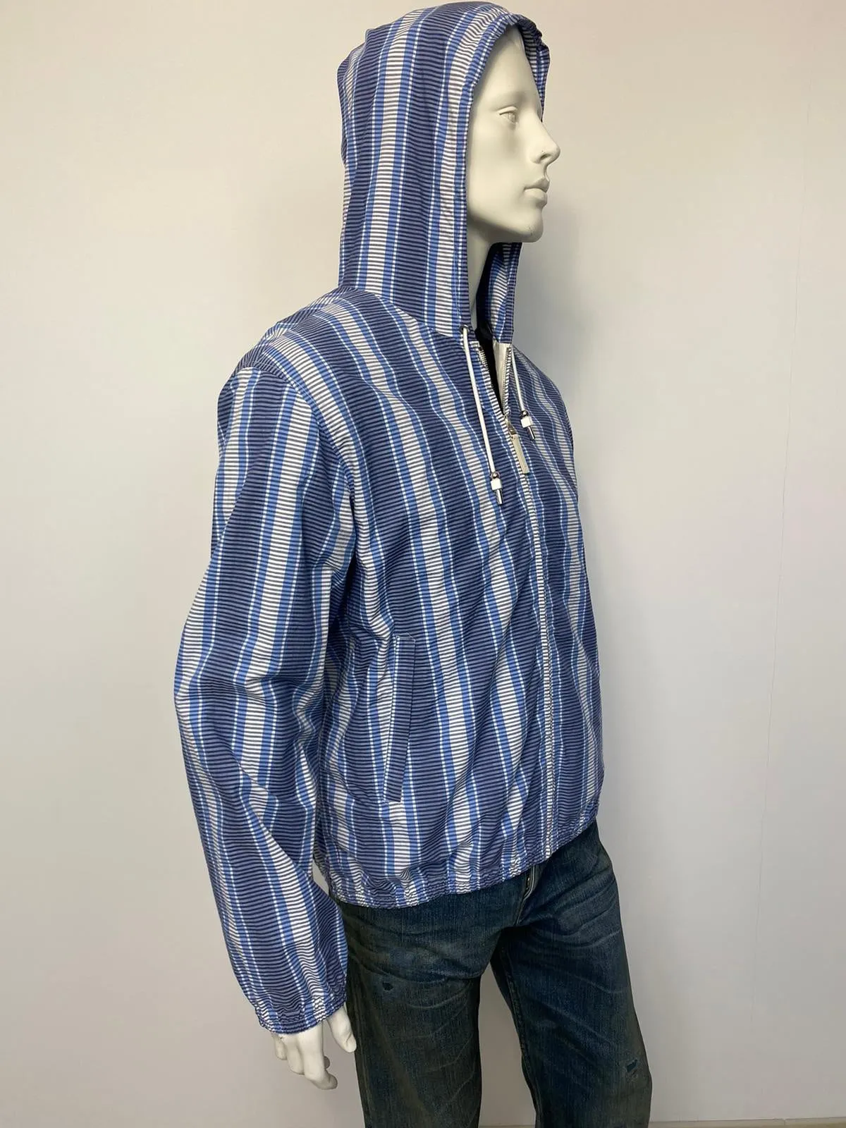 Striped Hooded Jacket