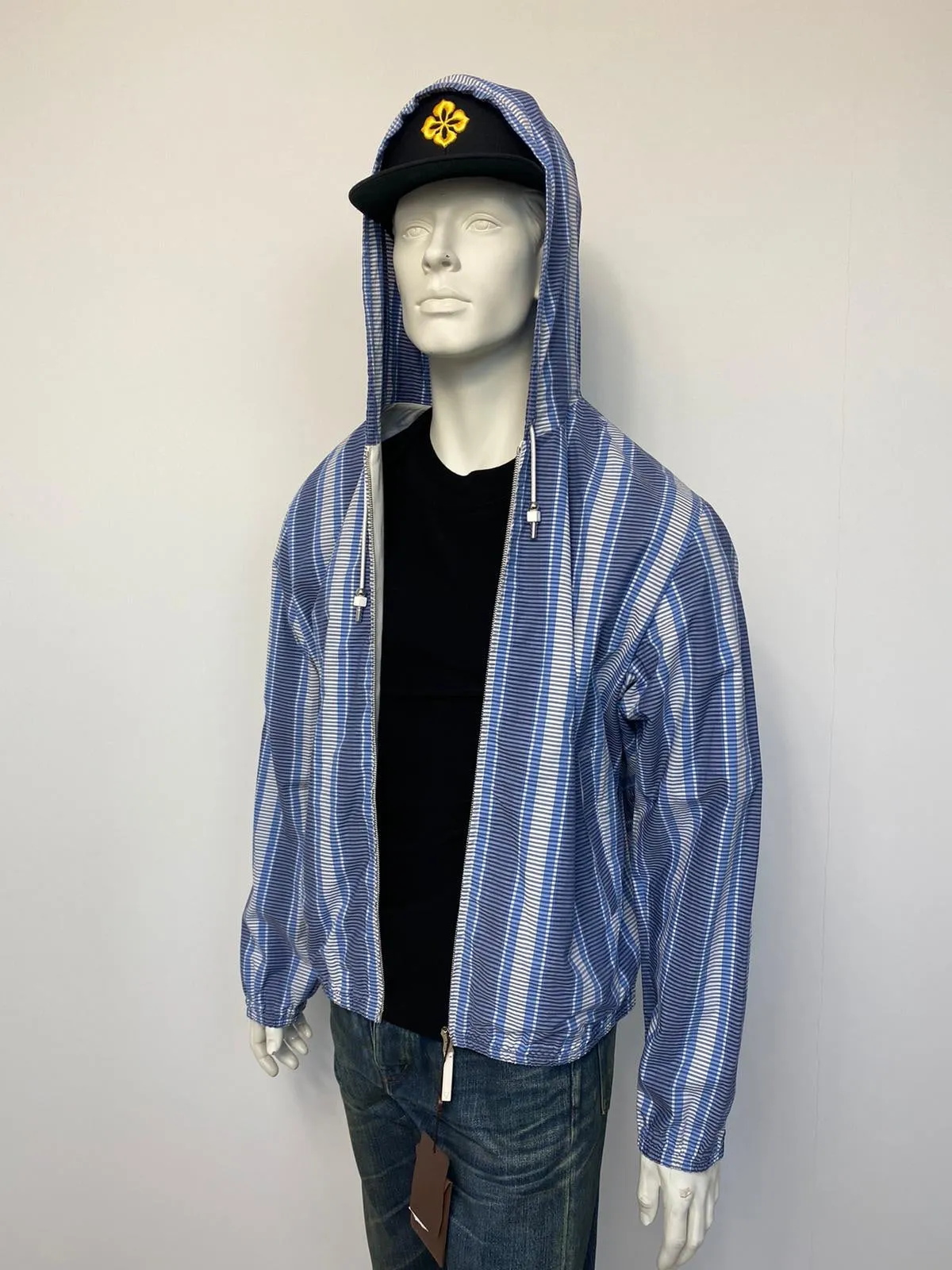 Striped Hooded Jacket