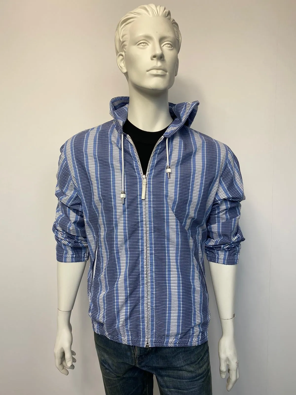 Striped Hooded Jacket