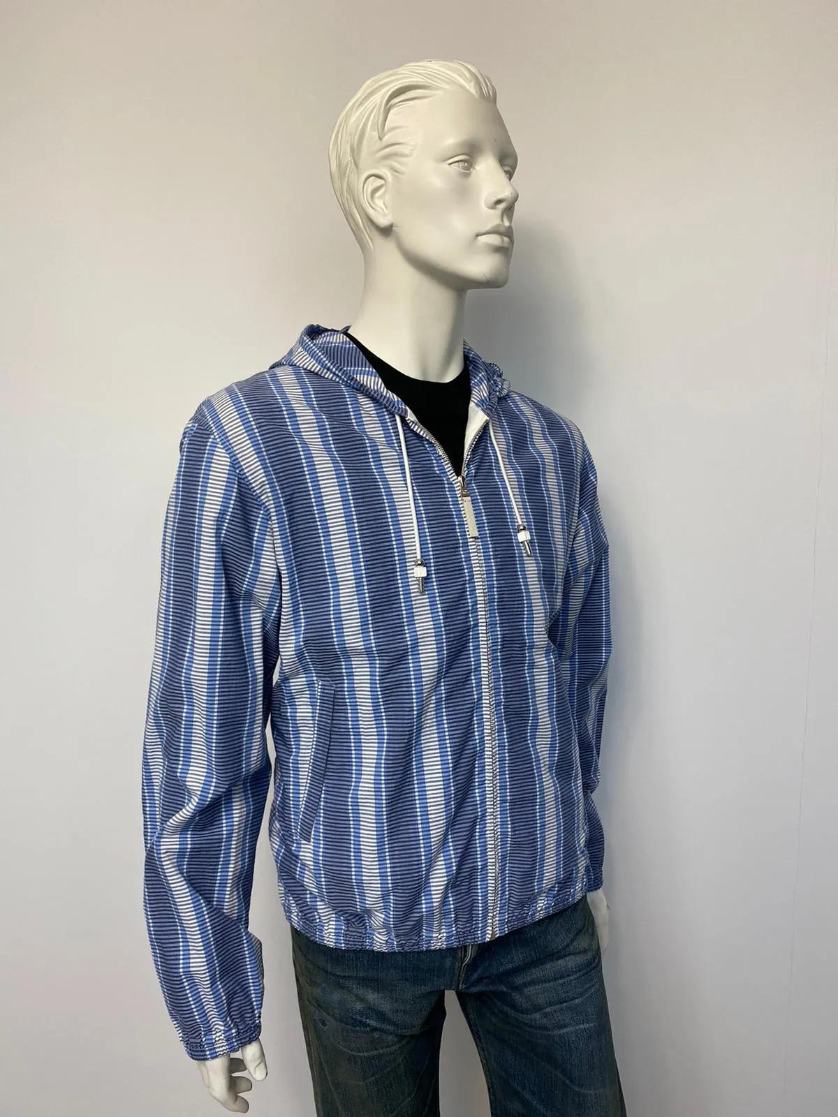 Striped Hooded Jacket
