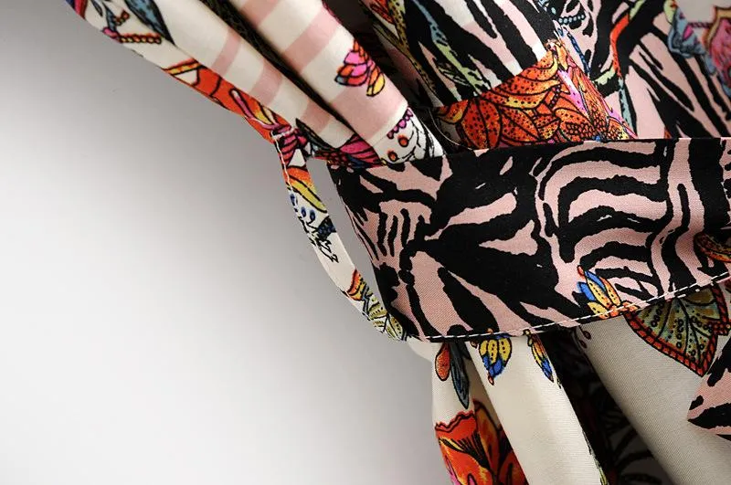 Summer Women Floral Print Kimono