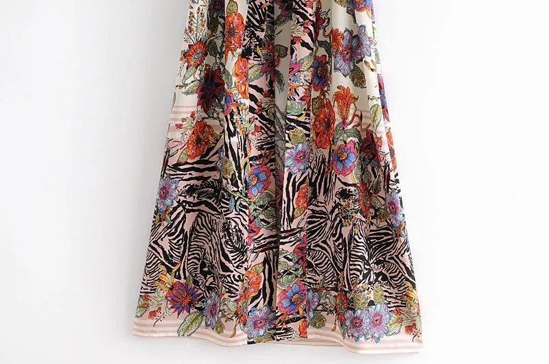 Summer Women Floral Print Kimono