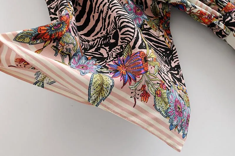 Summer Women Floral Print Kimono