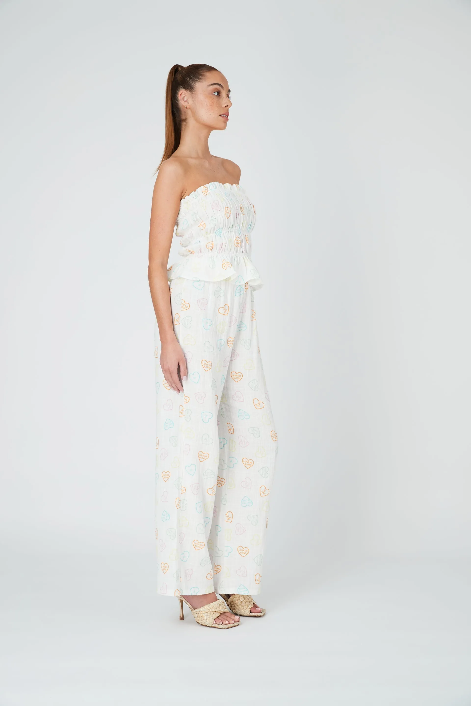 Summi Summi - GAUZE BODICE - MULTI DUMB LOVE PRINT
