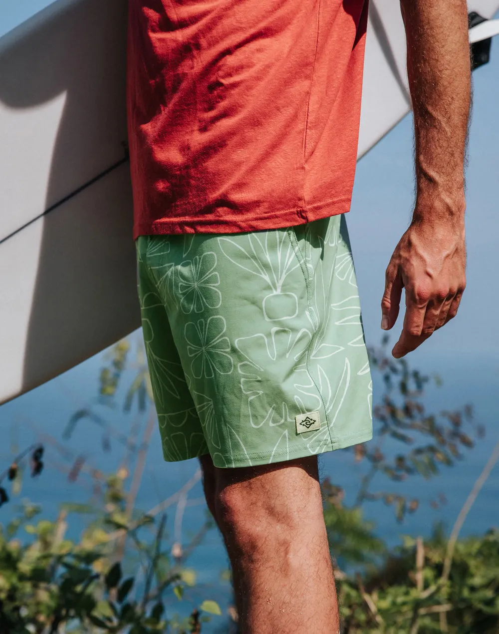 SWC Plantation 17" Swim Trunk