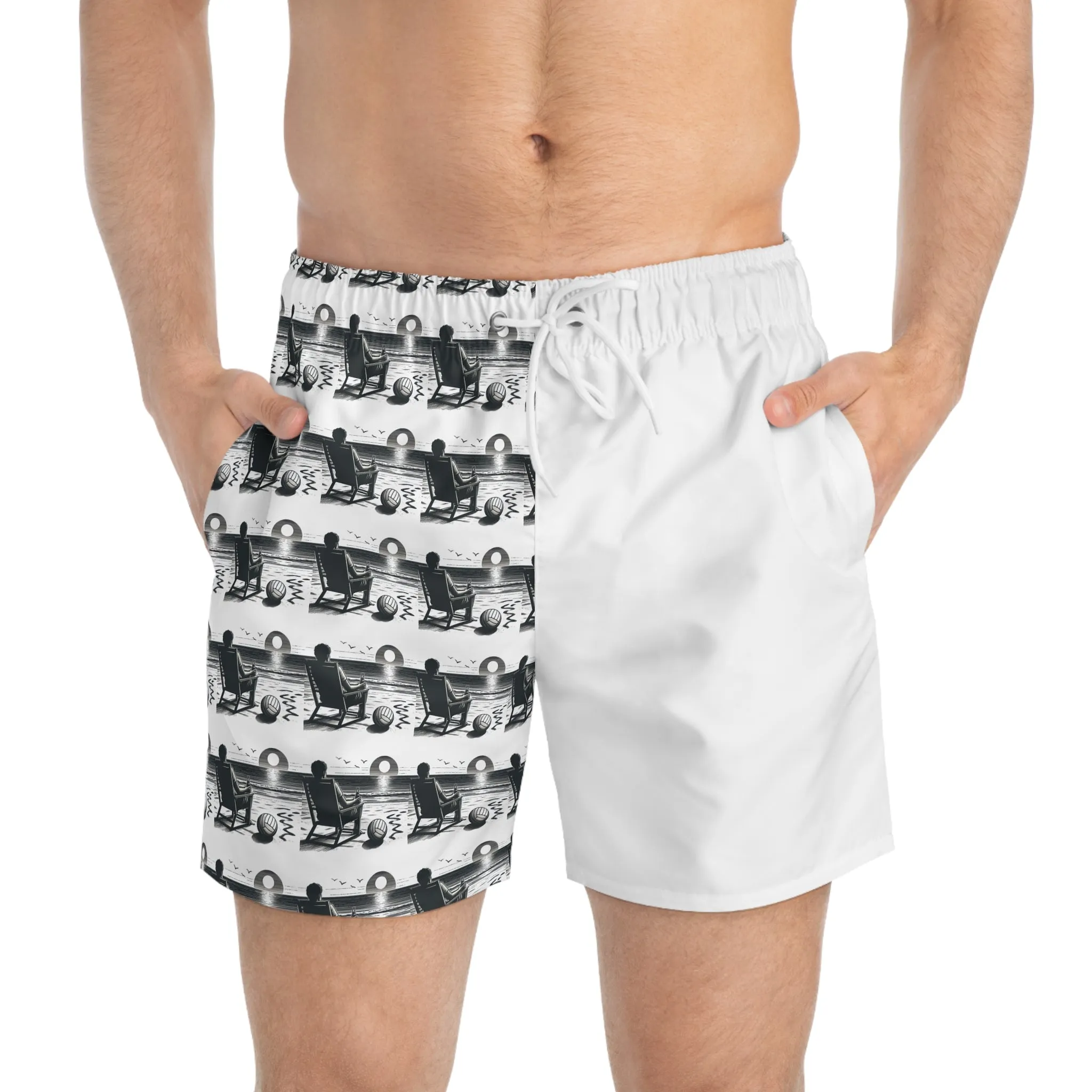 Swim Trunks - Beach Enthusiast Pattern