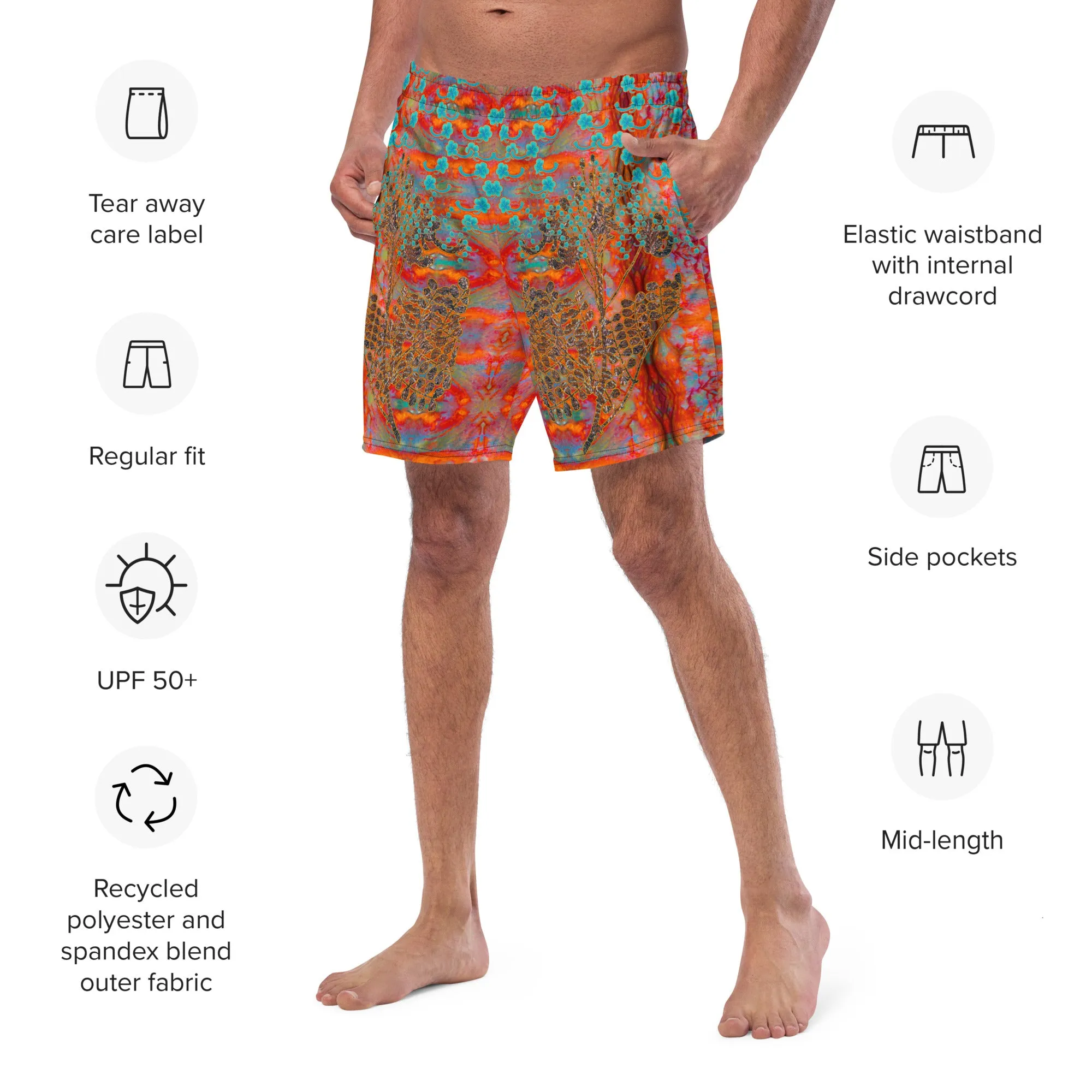 Swim Trunks (Virilis)(WindSong Flower) RJSTH@Fabric#12 RJSTHS2023 RJS