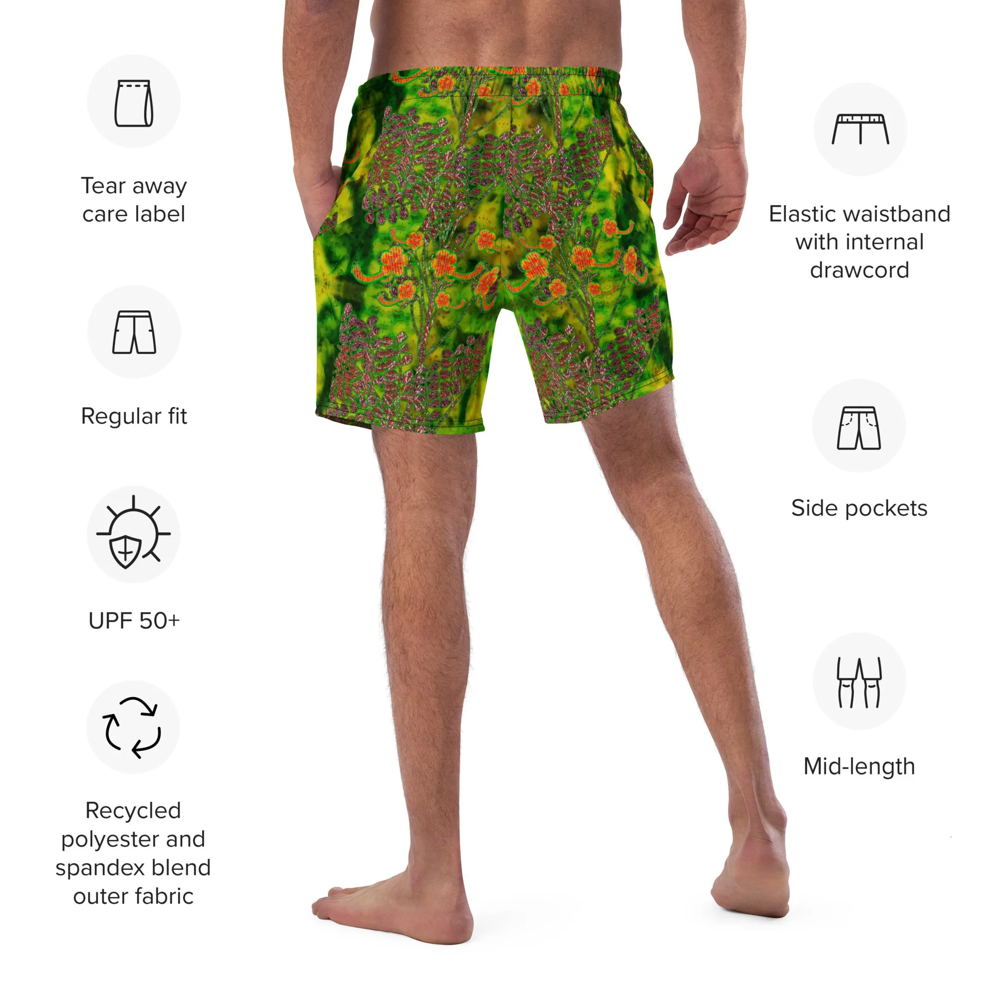 Swim Trunks (Virilis)(WindSong Flower) RJSTH@Fabric#3 RJSTHS2023 RJS