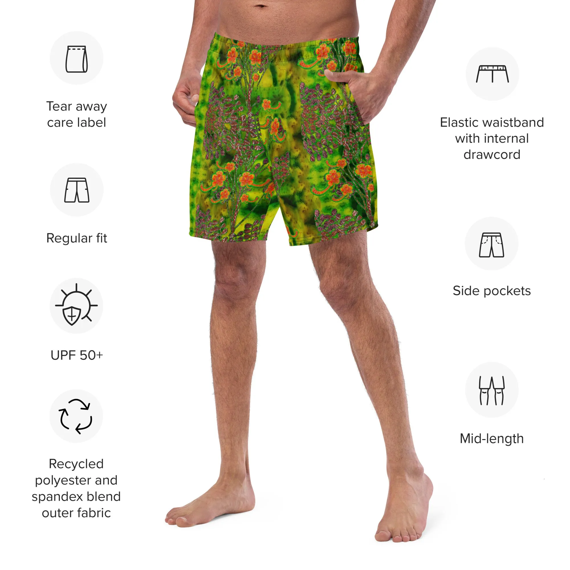 Swim Trunks (Virilis)(WindSong Flower) RJSTH@Fabric#3 RJSTHS2023 RJS